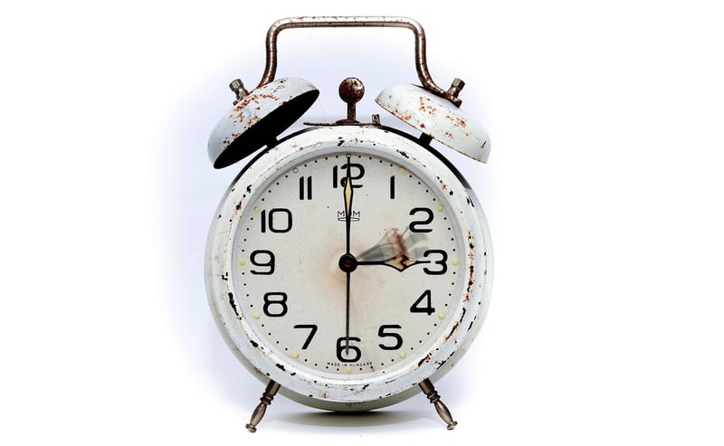 Clock indicating time